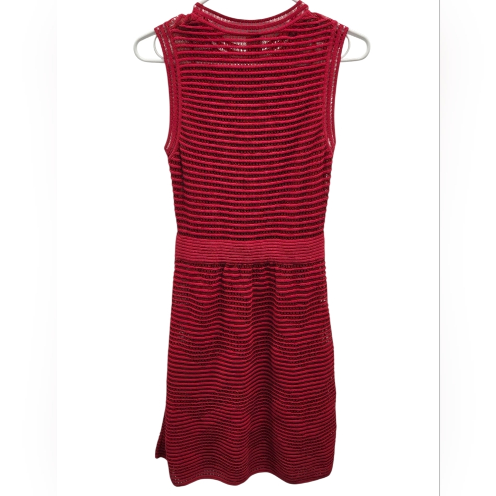 Missoni Red Knit Dress Italy Sze Small